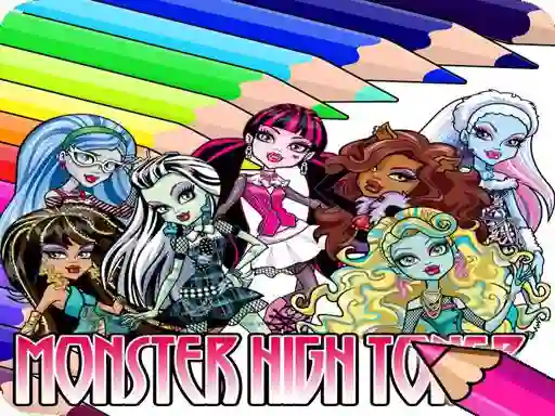 Leikur Coloring Book for Monster High á netinu