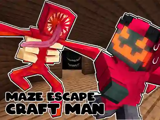 Leikur Maze Escape: Craft Man á netinu
