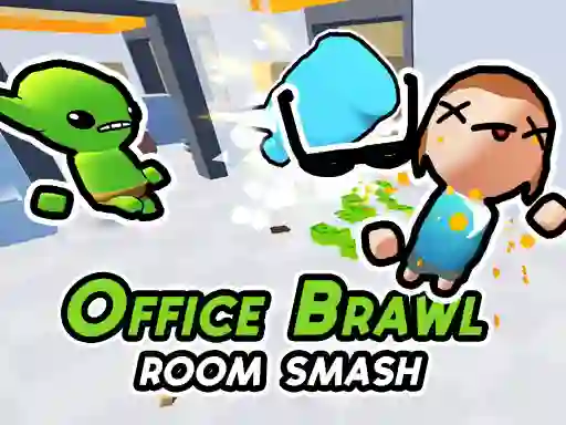 Leikur Office Brawl Room Smash á netinu