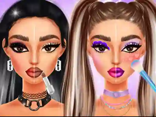Leikur Makeup Trends: Then And Now á netinu
