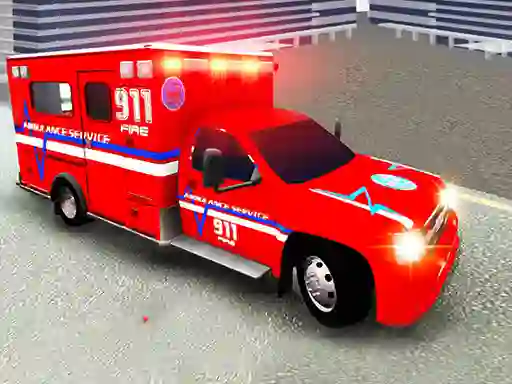 Leikur City Ambulance Driving á netinu