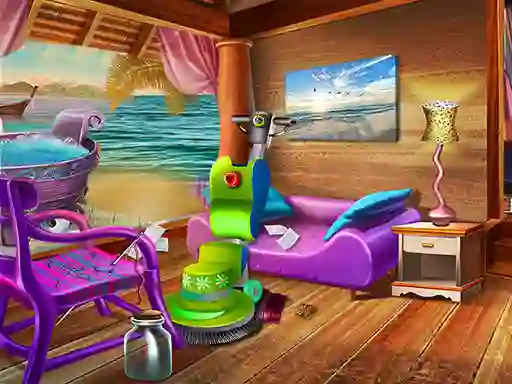 Leikur Beach House Cleaning á netinu