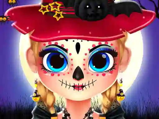 Leikur Little Lily Halloween Prep á netinu