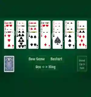 Leikur Patience Solitaire á netinu