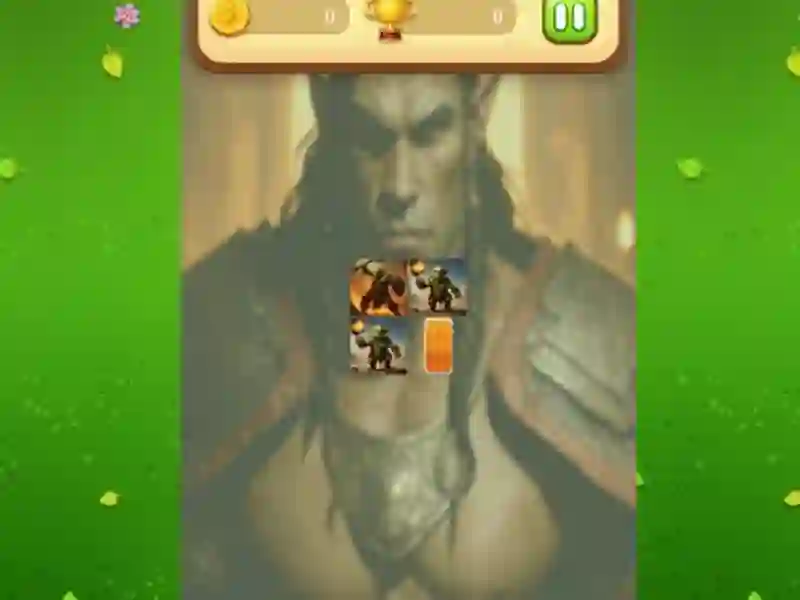Leikur Orc Memory Match á netinu