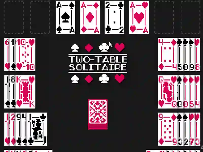 Leikur Two-Table Solitaire á netinu