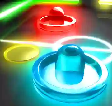 Leikur Neon Hockey á netinu