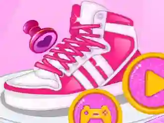 Leikur Popstar sneaker designer á netinu