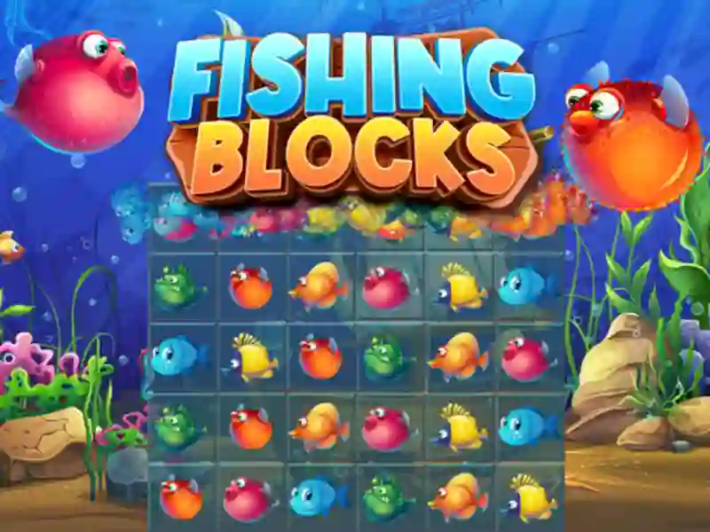 Leikur Fishing Blocks á netinu