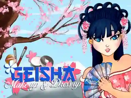 Leikur Geisha make up and dress up á netinu