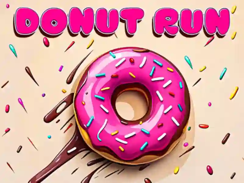 Leikur Donut Run á netinu