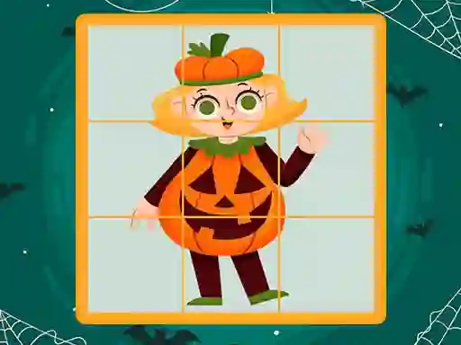 Leikur Halloween Puzzles á netinu