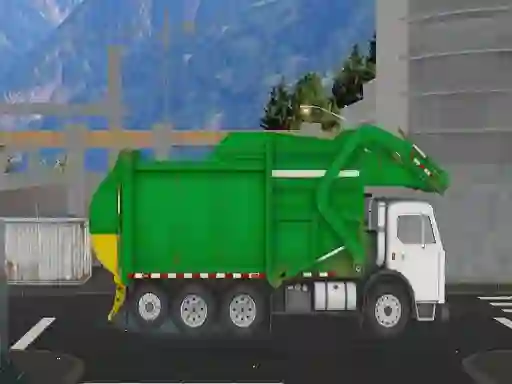 Leikur Garbage Truck Sim 2020 á netinu