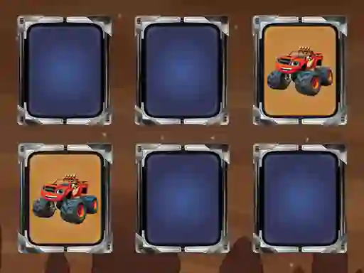 Leikur Monster Trucks Memory á netinu