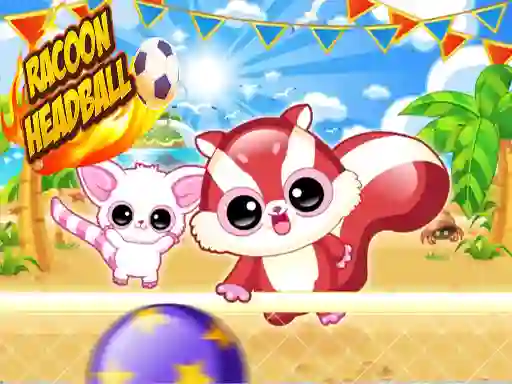 Leikur Racoon Headball á netinu