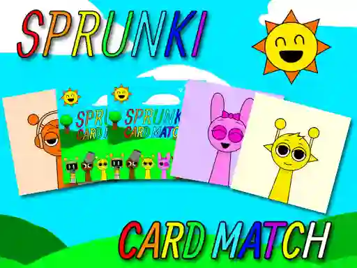 Leikur Sprunki Memory Card Match á netinu