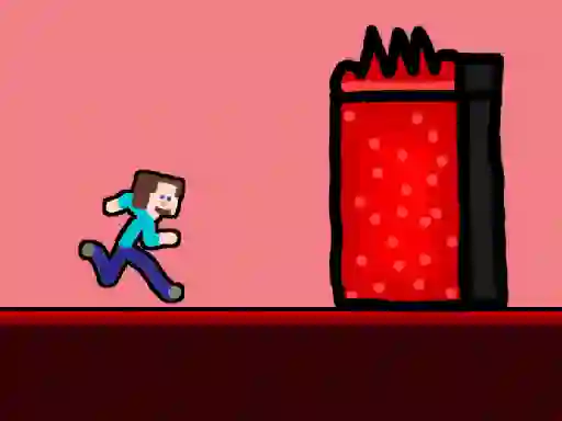 Leikur Steveman Lava World á netinu