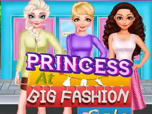 Leikur Princess Big Fashion Sale á netinu