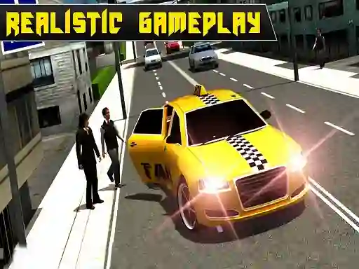 Leikur Crazy Taxi Car Simulation á netinu
