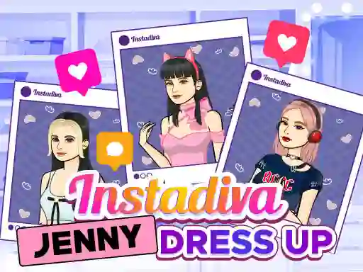 Leikur Instadiva Jenny Dress Up á netinu