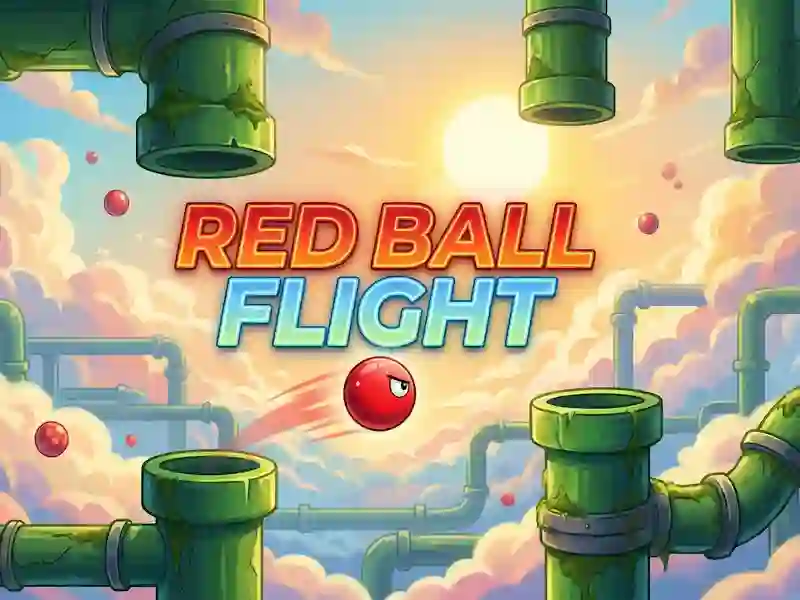 Leikur Red Ball Flight á netinu