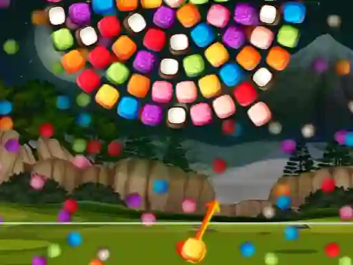 Leikur Bubble Shooter Candy Wheel á netinu