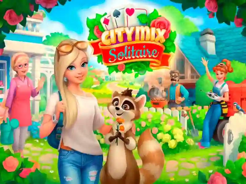 Leikur City Mix Solitaire á netinu