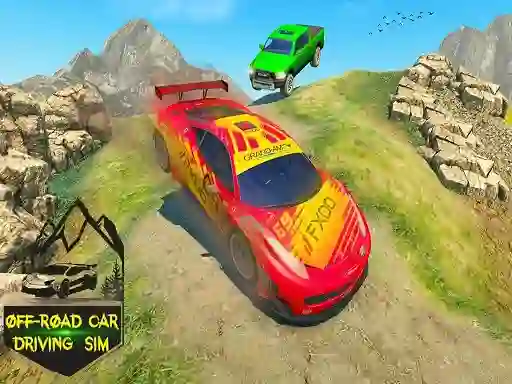 Leikur Water Slide Car Stunts Racer á netinu