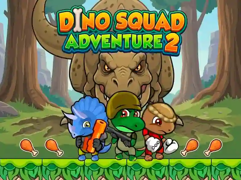 Leikur Dino Squad Adventure 2 á netinu