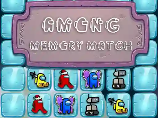 Leikur Among Memory Match á netinu