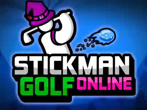 Leikur Stickman Golf Online á netinu