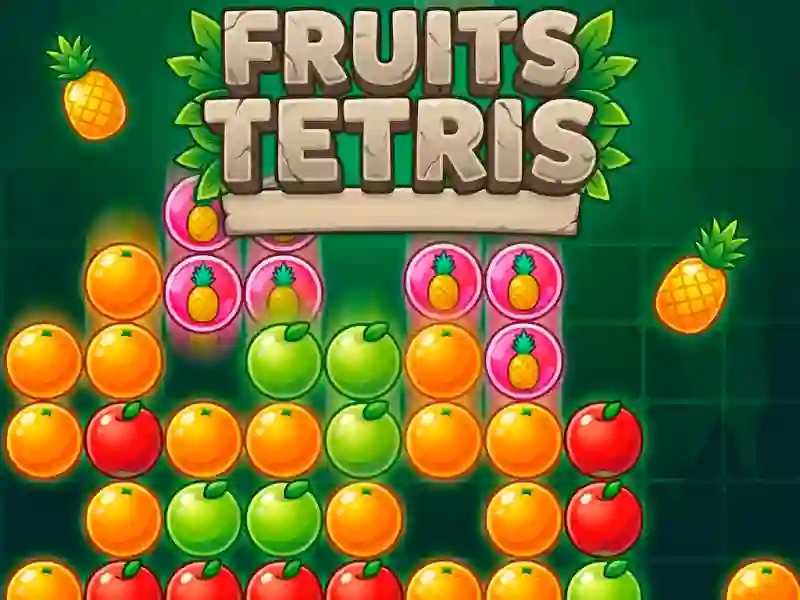 Leikur Fruits Tetris á netinu