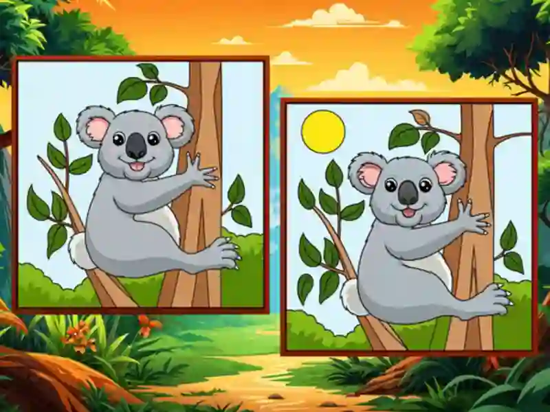 Leikur Animal: Find The Differences á netinu