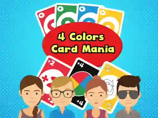 Leikur 4 Colors Card Mania á netinu