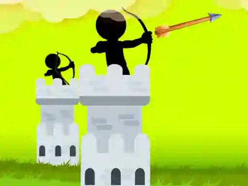 Leikur Stickman Archer Castle á netinu
