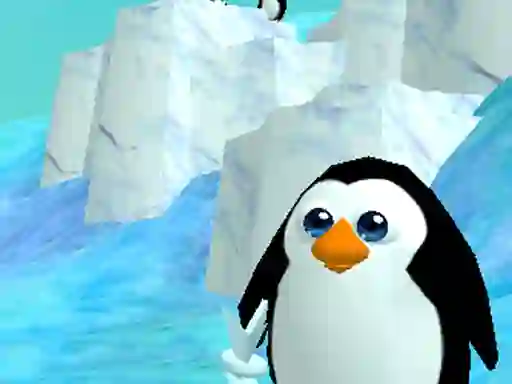 Leikur Penguin Run 3d á netinu