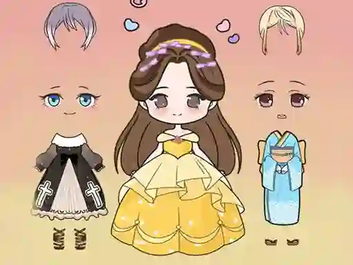Leikur Vivi Doll Dress Up á netinu