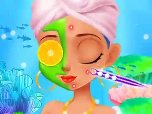 Leikur Mermaid Games Princess Makeup á netinu