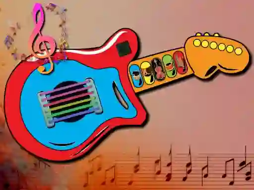 Leikur Kids Guitar Music Time á netinu