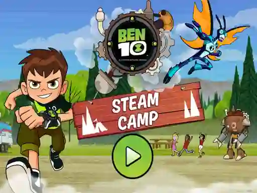 Leikur Ben 10 Steam Camp á netinu