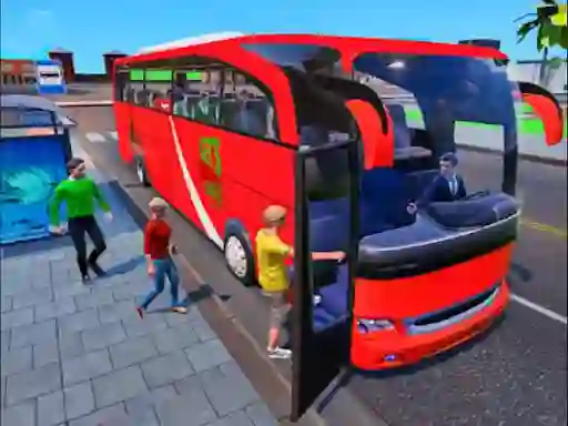 Leikur Coach Bus Driving 3D á netinu