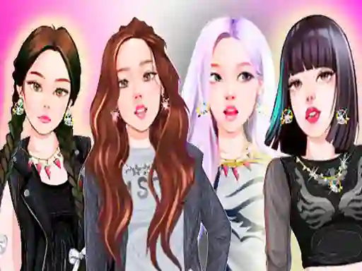 Leikur BlackPink Dress Up á netinu