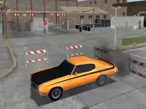 Leikur Backyard Parking Car Sim á netinu