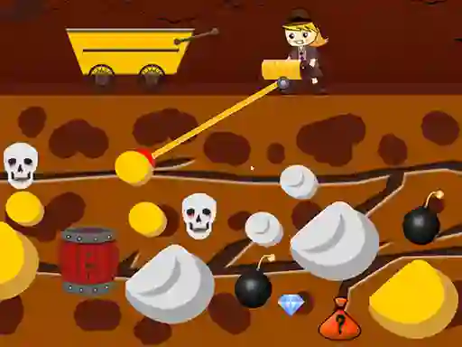 Leikur Lady Gold Miner á netinu
