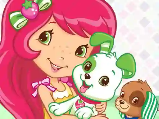 Leikur Strawberry Shortcake Puppy Care á netinu