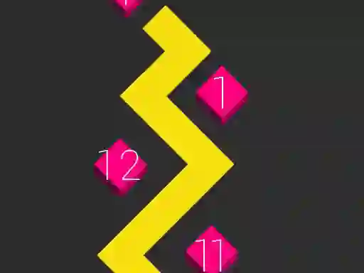 Leikur Zig Zag Switch Color á netinu