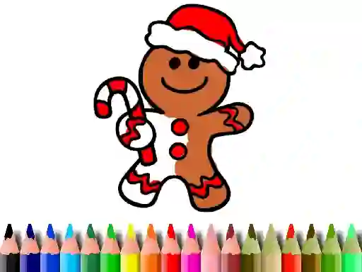 Leikur Back To School: Christmas Cookies Coloring á netinu