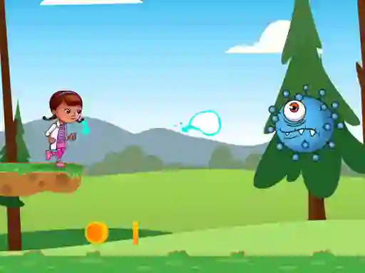 Leikur Doc Mcstuffins Endless Runner Girl á netinu