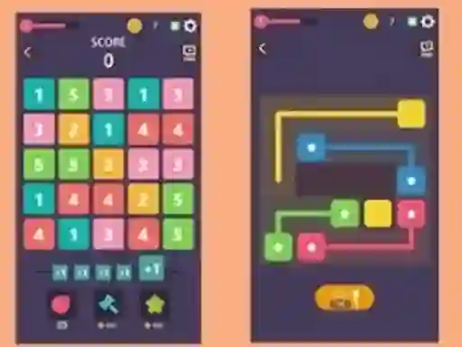 Leikur 3 in 1 Puzzle á netinu