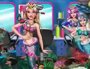 Leikur Mermaid Princess Beauty Salon á netinu